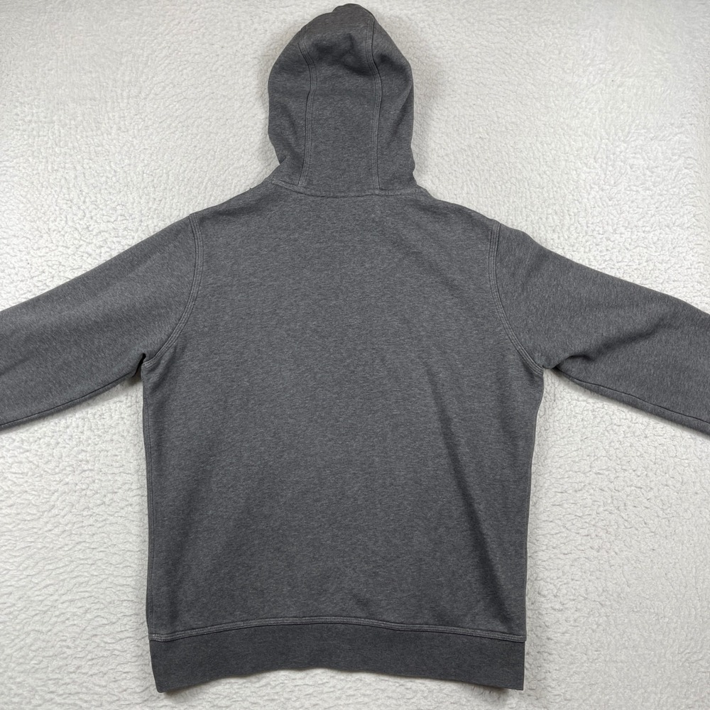 Nike Hoodie Mens Large‎ Grey Pullover Sportswear Club Fleece Swoosh Logo - Picture 6 of 10